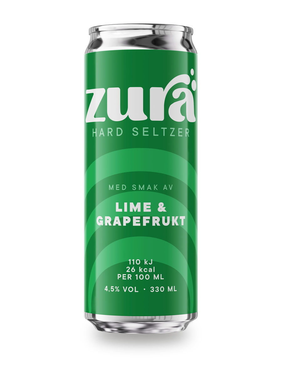 Zura Lime & Grapefrukt — framsida