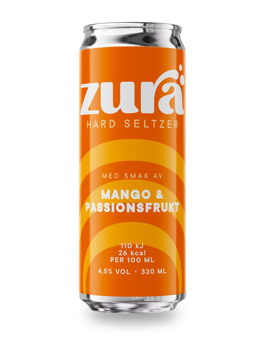 Zura Mango & Passionsfrukt — framsida